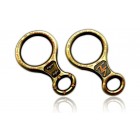 Figure Eight Geocoin Red Bronze