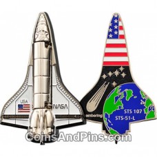 Space Shuttle Geocoin -  NICKEL